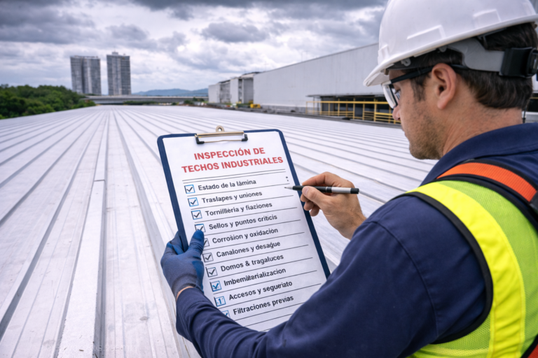 Inspección de techos antes de las lluvias y vientos